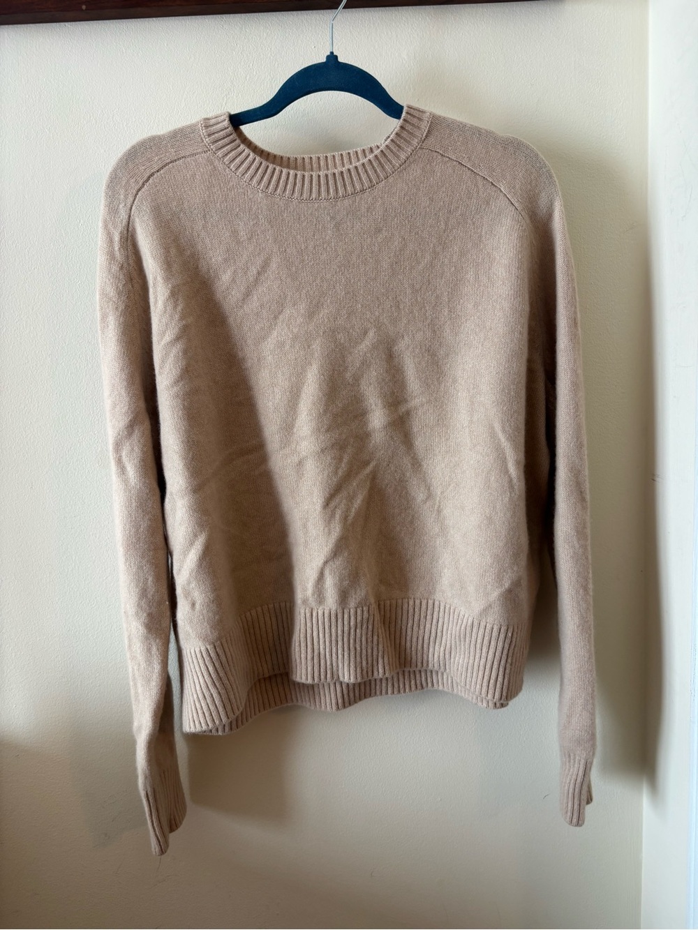 H&M cashmere camel colored sweater